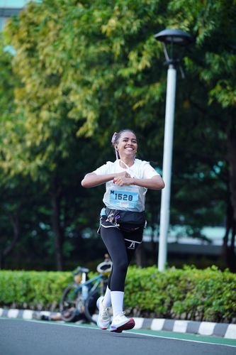 Race photo from KEMLU RUN 2025