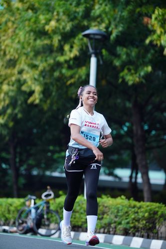 Race photo from KEMLU RUN 2025