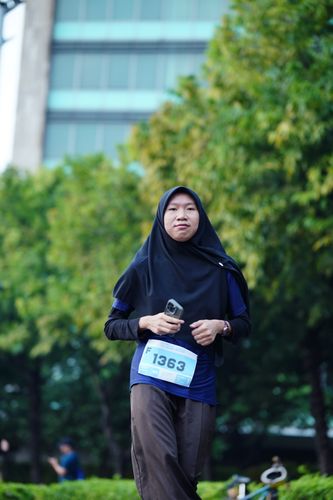 Race photo from KEMLU RUN 2025