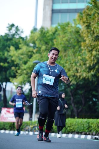 Race photo from KEMLU RUN 2025
