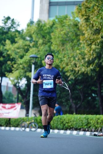 Race photo from KEMLU RUN 2025