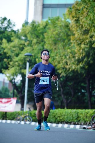 Race photo from KEMLU RUN 2025