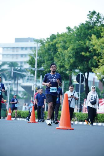Race photo from KEMLU RUN 2025