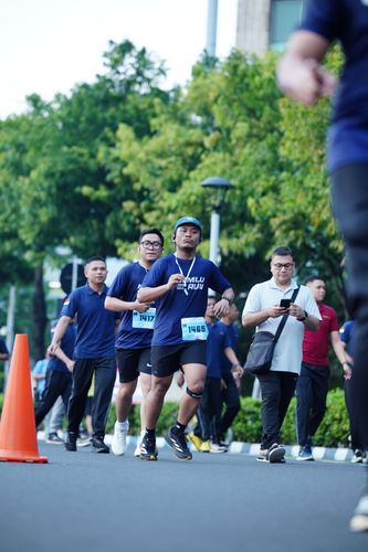 Race photo from KEMLU RUN 2025