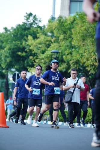 Race photo from KEMLU RUN 2025