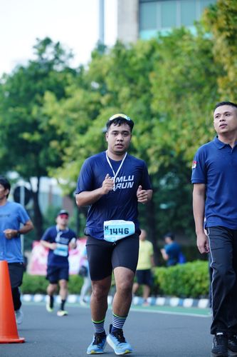 Race photo from KEMLU RUN 2025