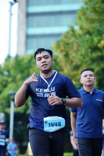 Race photo from KEMLU RUN 2025