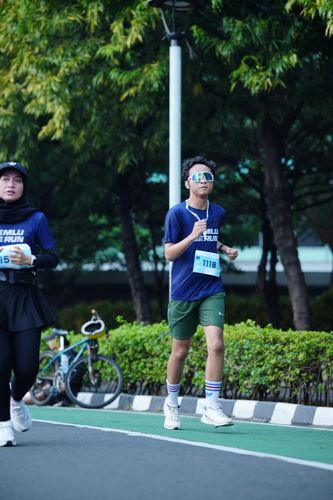 Race photo from KEMLU RUN 2025