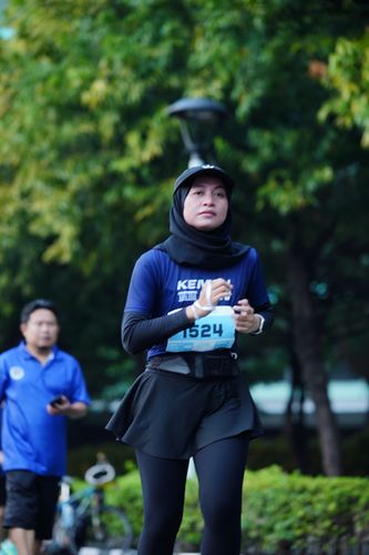 Race photo from KEMLU RUN 2025