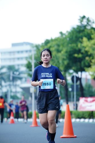 Race photo from KEMLU RUN 2025