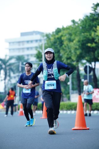 Race photo from KEMLU RUN 2025