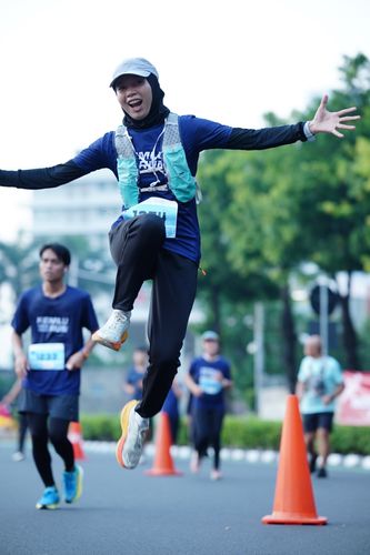 Race photo from KEMLU RUN 2025
