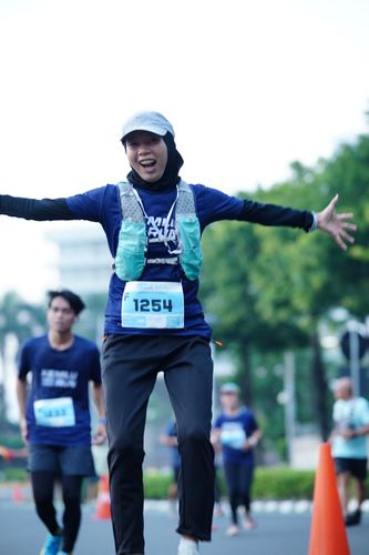 Race photo from KEMLU RUN 2025