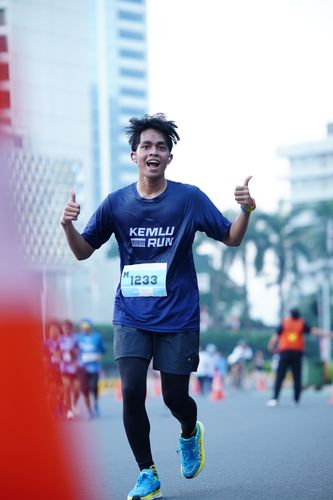 Race photo from KEMLU RUN 2025