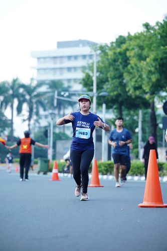Race photo from KEMLU RUN 2025