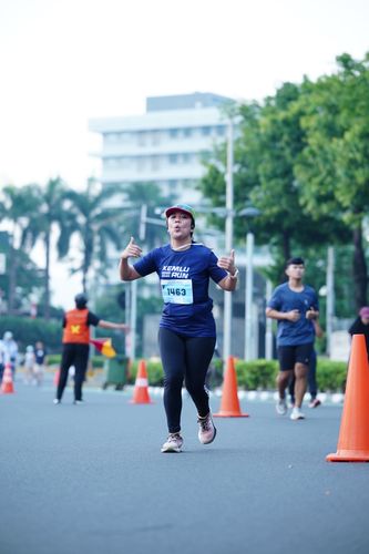 Race photo from KEMLU RUN 2025