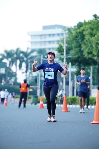 Race photo from KEMLU RUN 2025