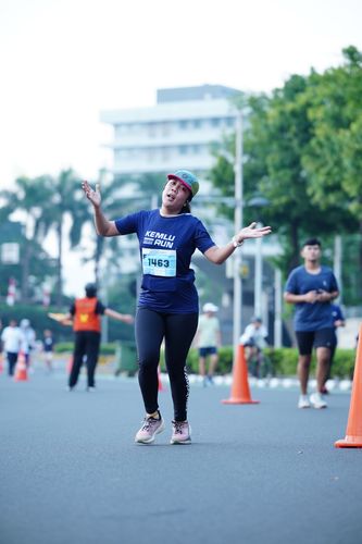 Race photo from KEMLU RUN 2025