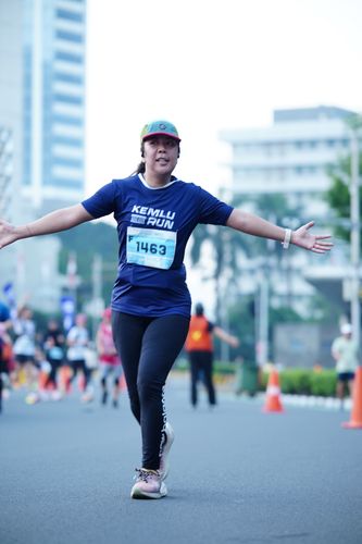 Race photo from KEMLU RUN 2025