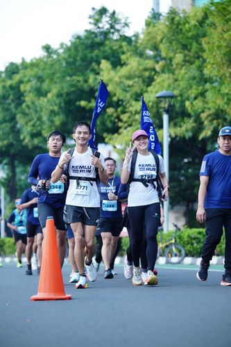 Race photo from KEMLU RUN 2025