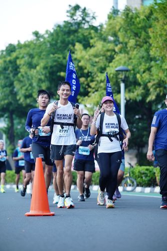 Race photo from KEMLU RUN 2025