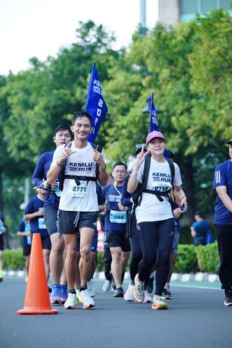 Race photo from KEMLU RUN 2025