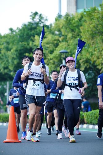 Race photo from KEMLU RUN 2025