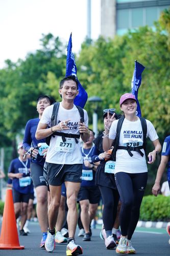 Race photo from KEMLU RUN 2025