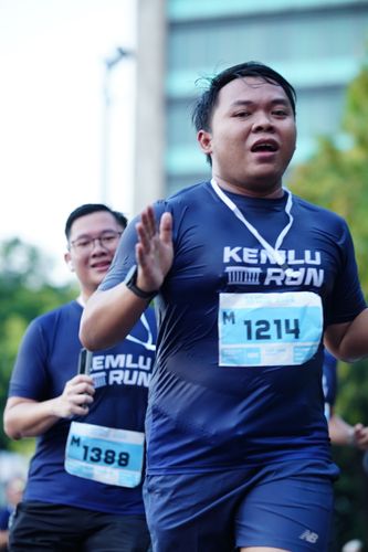 Race photo from KEMLU RUN 2025