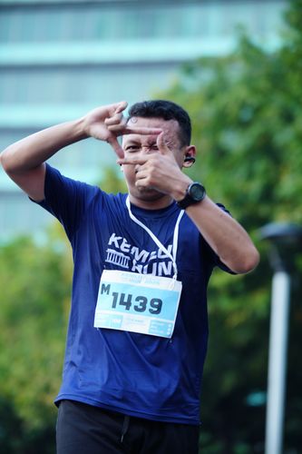 Race photo from KEMLU RUN 2025