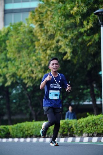 Race photo from KEMLU RUN 2025
