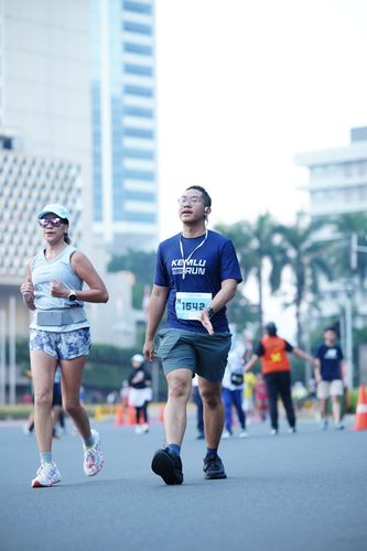 Race photo from KEMLU RUN 2025
