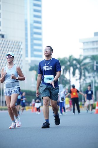 Race photo from KEMLU RUN 2025