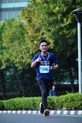Race photo from KEMLU RUN 2025