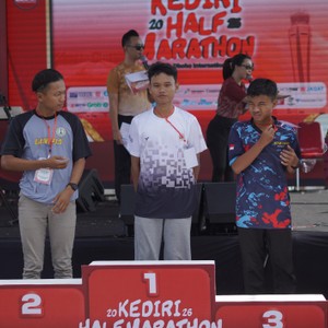 Race photo from KEDIRI HALF MARATHON 2026