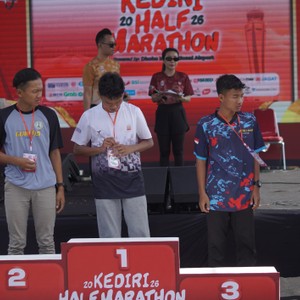 Race photo from KEDIRI HALF MARATHON 2026