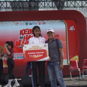 Race photo from KEDIRI HALF MARATHON 2026