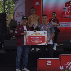 Race photo from KEDIRI HALF MARATHON 2026