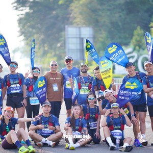 Race photo from BOGORUN 2026