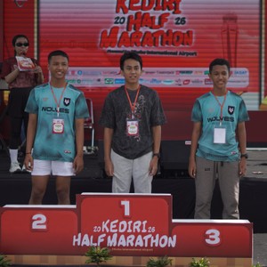 Race photo from KEDIRI HALF MARATHON 2026