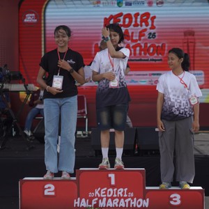 Race photo from KEDIRI HALF MARATHON 2026