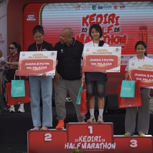 Race photo from KEDIRI HALF MARATHON 2026