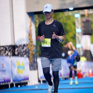Race photo from BOGORUN 2026
