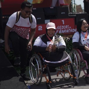 Race photo from KEDIRI HALF MARATHON 2026
