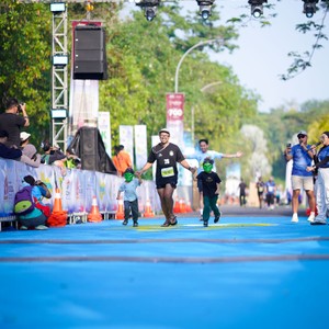 Race photo from BOGORUN 2026