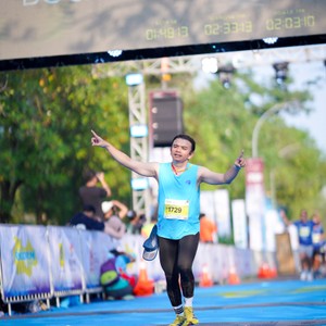 Race photo from BOGORUN 2026