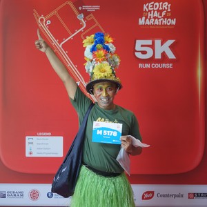 Race photo from KEDIRI HALF MARATHON 2026