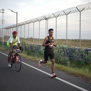 Race photo from KEDIRI HALF MARATHON 2026
