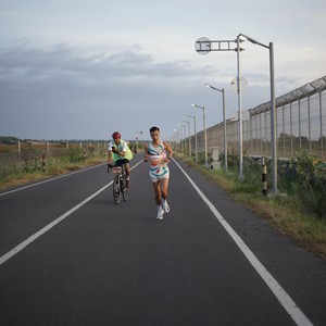 Race photo from KEDIRI HALF MARATHON 2026