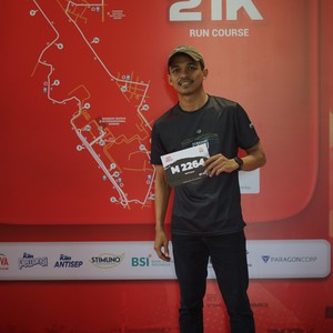 Race photo from KEDIRI HALF MARATHON 2026